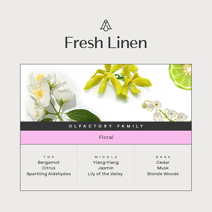 AromaPlan Hotel,Home Luxury Scents,Fresh Linen 5.07 Fl Oz (150ml) | Fragrance for Cold Air & Waterless Diffuser Oil | Home Luxury & Hotel Scent for Aromatherapy-USA Made,Bigger Bottle & Longer Lasting