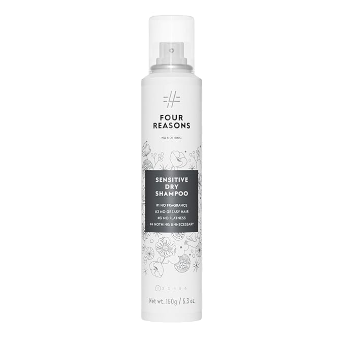 No nothing Very Sensitive Dry Shampoo - Fragrance Free Dry Shampoo, 100% Vegan, Hypoallergenic, Unscented, Gluten Free, Soy Free, 1.058 oz