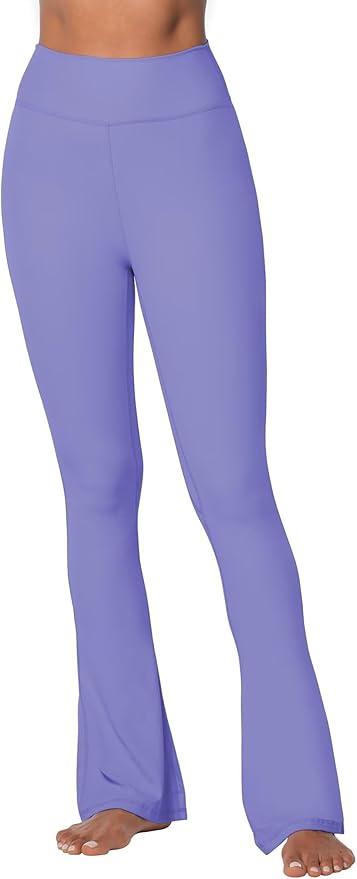Sunzel High Waist Mini Flared Leggings for Women, Tummy Control Casual Flare Yoga Pants for Yoga Workout Gym