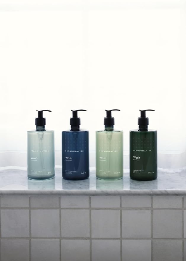 Skandinavisk FJORD Hand & Body Wash, Scent notes: Apple and pear blossom, orchard fruits and redcurrants, 16.91 fl. oz.