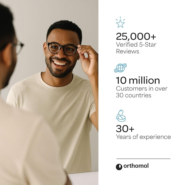 Orthomol Vision, 30-Day Supply, Comprehensive Eye Health Supplement with Micronutrients to Support Vision & Eye Wellness