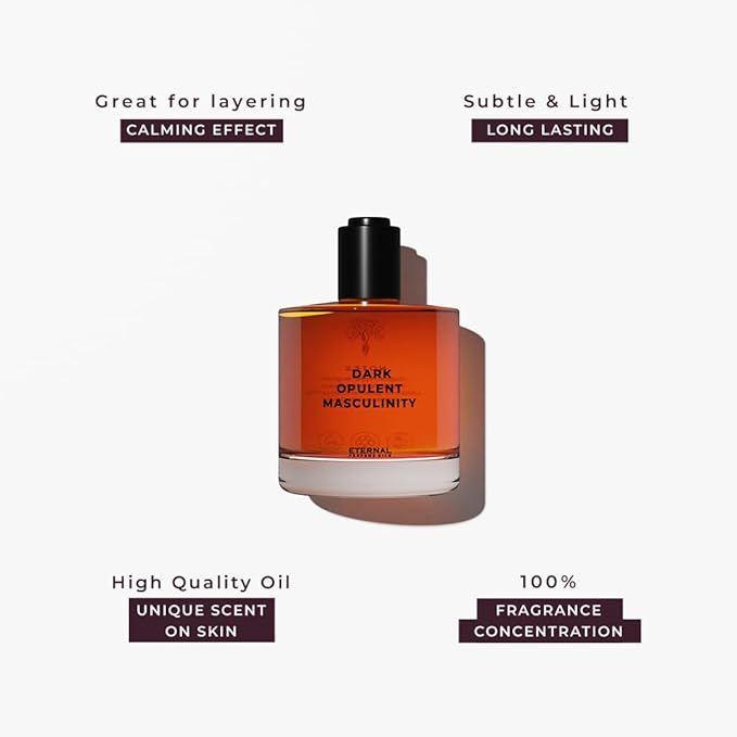 Dark Opulent Masculinity Perfume Oil Inspired by A Interlode Man | Long Lasting Perfume Oil for Women and Men (Unisex) – 50ml with 30ml Dark Opulent Masculinity (Pack of 2)