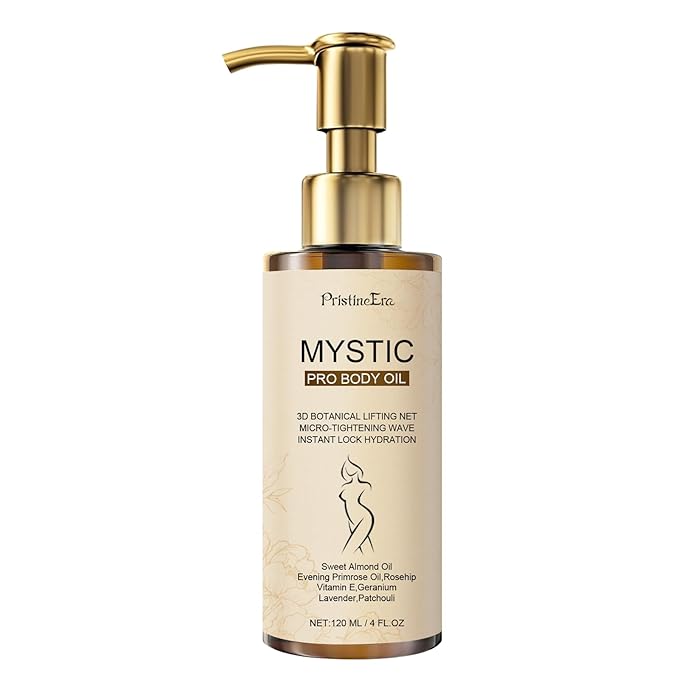 Mystic Body Firming Oil Deep Lasting Hydration and Firming Skin for Full Body Skin Tightening Magic Body Oil After Shower 4.23 fl oz (Fragance free)