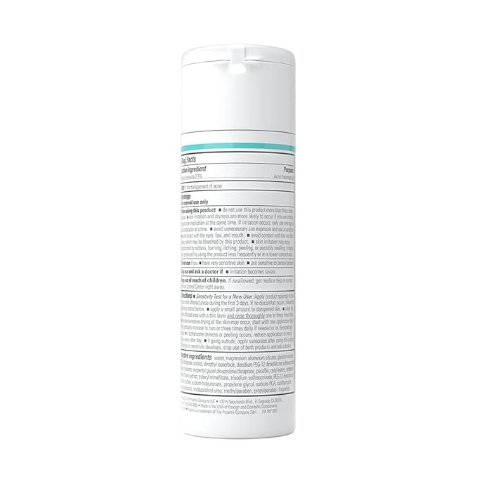 Proactiv Acne Cleanser - Benzoyl Peroxide Face Wash and Acne Treatment - Daily Facial Cleanser and Hyularonic Acid Moisturizer with Exfoliating Beads - 90 Day Supply, 6 Oz
