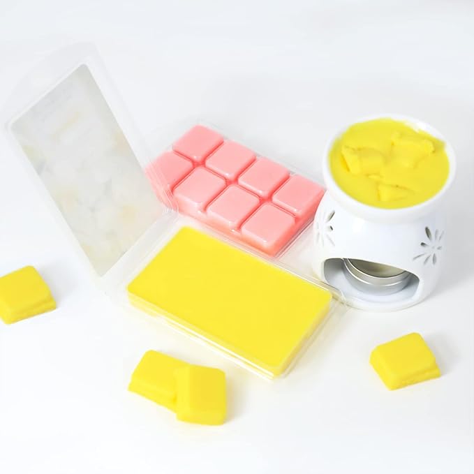SCENTORINI Wax Melts Wax Cubes, Wax Melts for Wax Warmer, Grapefruit, Cherry Blossoms, Wild Bluebell, Plumeria, Earl Grey, Bamboo Forest, Nectarine Blossom & Honey, 8x2.5 oz