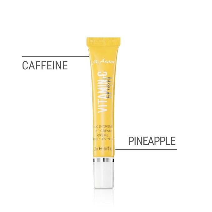 M. Asam Vitamin C Bright Eye Cream – Refreshing Under Eye Cream for awake looking eyes, supports revitalized, lifted & firm looking eye area, reduces appearance of wrinkles, 0.67 Fl Oz