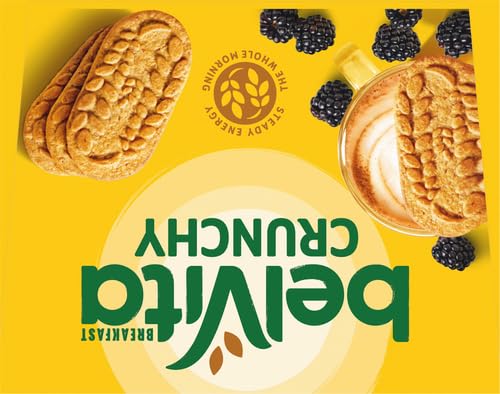 belVita Golden Oat Breakfast Biscuits, Value Pack, 24 Packs (4 Biscuits Per Pack)