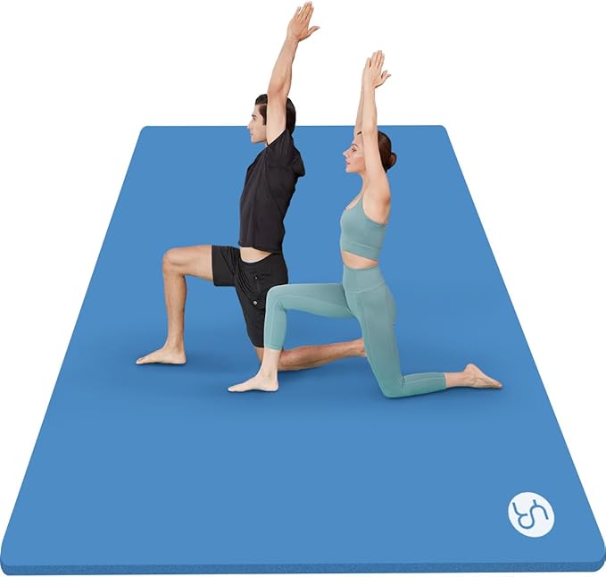 Large Yoga Mat 78"x 51" 20mm/15mm/10mm Thick Workout Mats for Home Gym, Extra Wide Workout for Women Men Gym Flooring Exercises