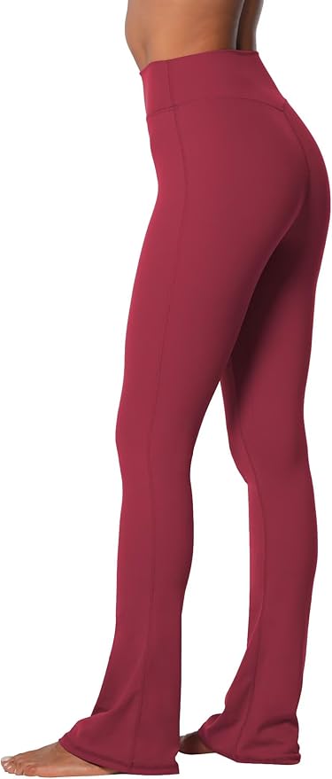 Sunzel High Waist Mini Flared Leggings for Women, Tummy Control Casual Flare Yoga Pants for Yoga Workout Gym