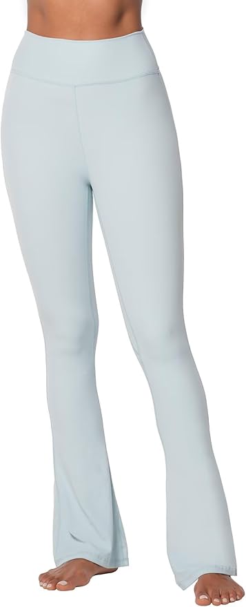 Sunzel High Waist Mini Flared Leggings for Women, Tummy Control Casual Flare Yoga Pants for Yoga Workout Gym