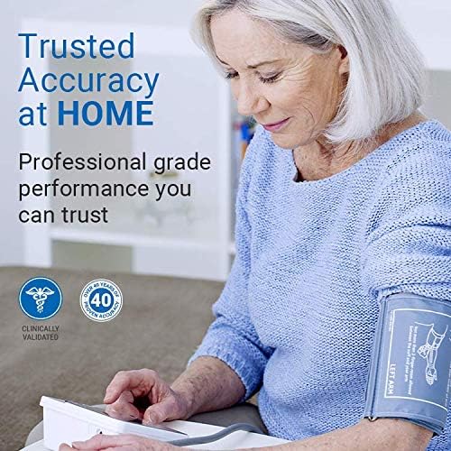 A&D Medical Blood Pressure Monitor for Home Use - UA-705V - Medium Cuff (9.4-14.2" / 24-36cm), Easy to Use, 30 Reading Memory, Snapshot Averaging, Systolic & Diastolic Reading, Portable, 1 AA Battery
