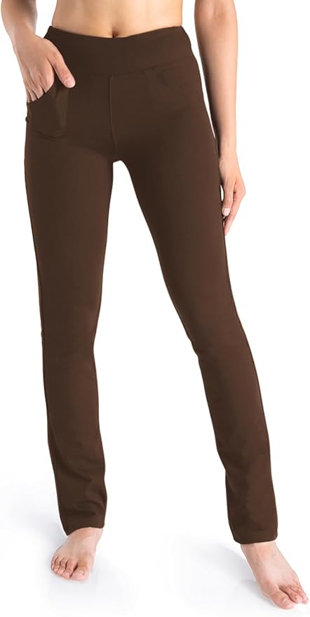 Yogipace,5 Pockets,25"/27"/29"/31"/33"/35"/37",Women's Straight Leg Yoga Dress Pants Workout Pants