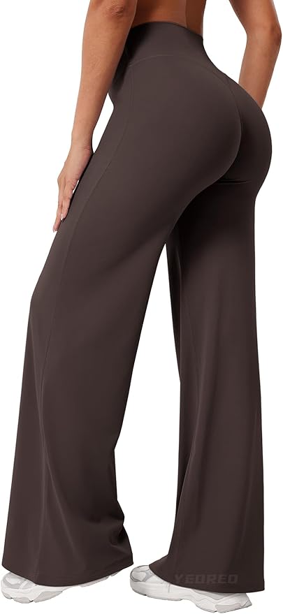 YEOREO Workout Leggings Womens No Front Seam Straight Leggings 29" / 31.5" / 33" High Waist Buttery Eddiy Gym Yoga Pants