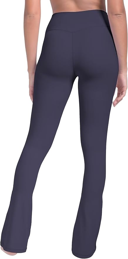Sunzel High Waist Mini Flared Leggings for Women, Tummy Control Casual Flare Yoga Pants for Yoga Workout Gym