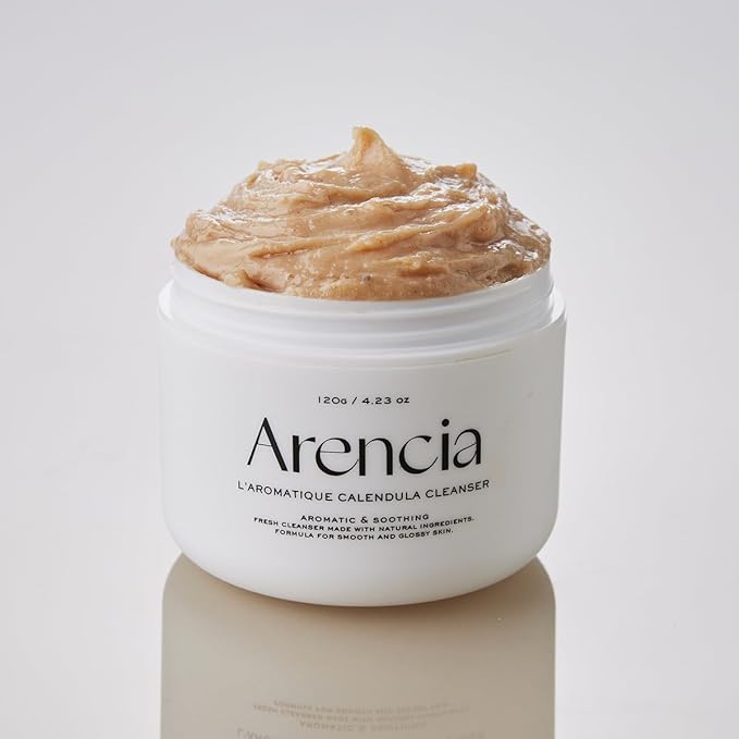 ARENCIA Calendula Rice Mochi Fresh Cleanser - Moisturizing & Deep-Cleansing (1.76oz)