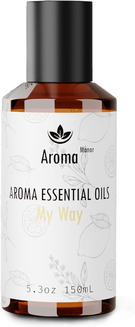 Hotel Scent Essential Oil - My Way - Luxury Hotel Inspired The 1 Hotel South Beach, Home Aromatherapy Diffuser Oil - Lemon, Bergamot - for Diffuser, Humidifier, Ultrasonic, Reed - 150ML