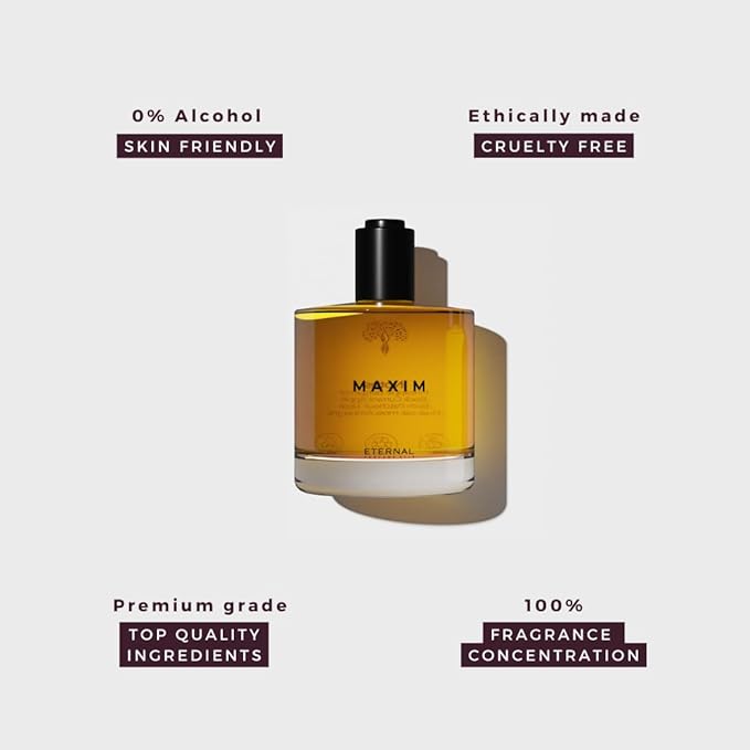 Eternal perfume oils - Maxim Perfume oil Inspired by A.v.e.n.t.u.s | Long Lasting Designer Perfumes for Men Fragrance 50ml with 30ml (Pack of 2)