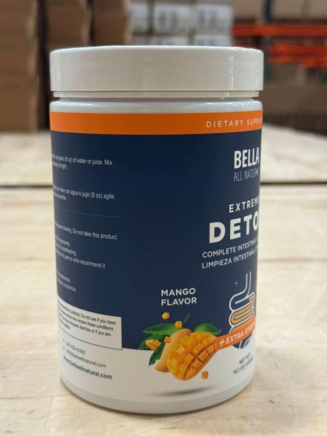 Bella All Natural Detox Powder Mango