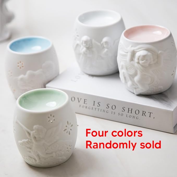10-Pack Aromatherapy Wax Melts, Two Scent Combo | Wax Warmer & 8 Tealights Included | 90g (3.17 oz) per Pack | Eco-Friendly Soy Wax, 8 Scents (Cotton & Ocean Breeze) (Coconut & Sandalwood)
