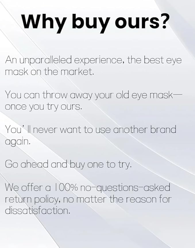 Sleep mask,100% Light Blocking Eye mask,Superior Materials to Silk,Travel Essentials,Sleeping mask,Eye mask for Sleeping - B-2-202508011518