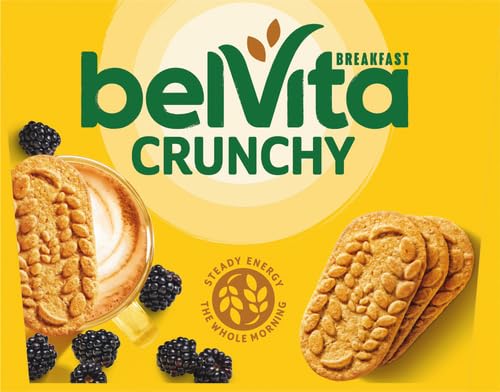 belVita Golden Oat Breakfast Biscuits, Value Pack, 24 Packs (4 Biscuits Per Pack)