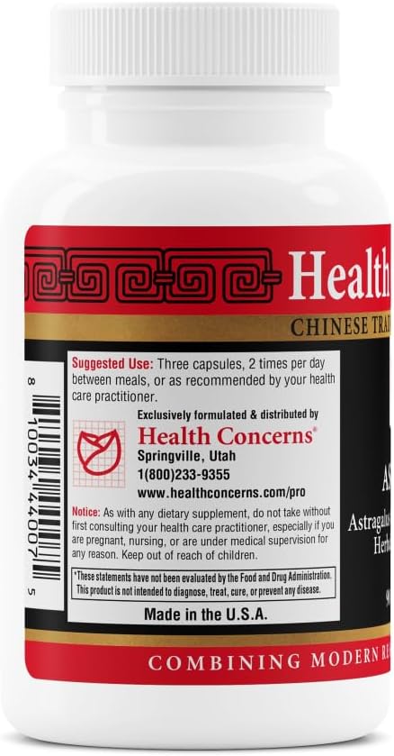 Health Concerns Astra 8 – Immune System Support & Fatigue Help – Adrenal Fatigue & Energy Boost Supplement – Adaptogenic Herbal Blend with Astragalus & Ginseng – 90 Capsules