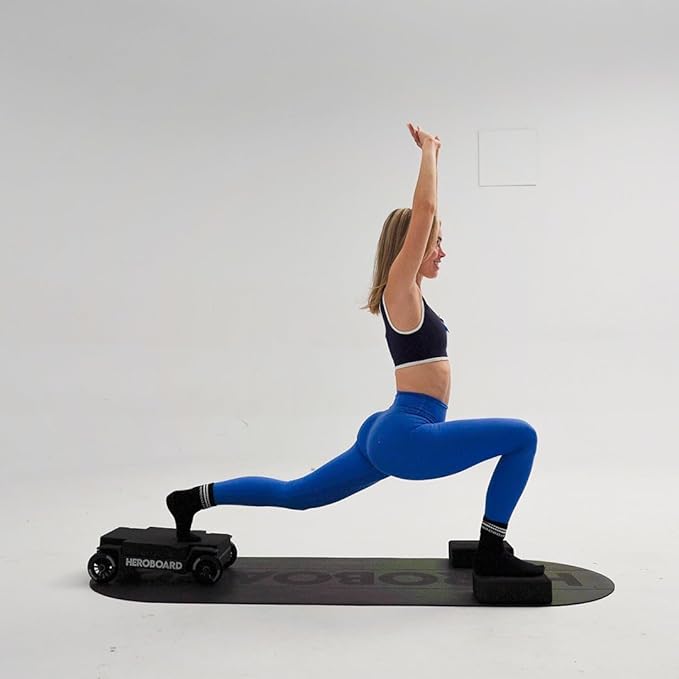 Portable Pilates Board | Patented Design Abdominal Exercise Trainer & Core Strength Workout Board - Compact Mini Pilates Reformer & Exercise Board For Mobility & Home Workouts