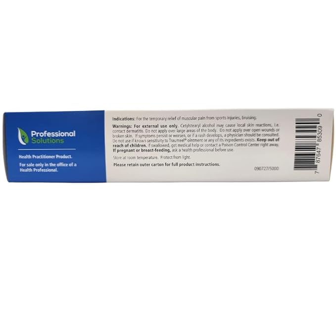 MediNatura Traumeel Ointment Topical Pain Relief for Muscle Back Injury or Exercise Related Pain & Soreness Arnica + 13 Active Ingredients - Made in Germany - 3.53 oz