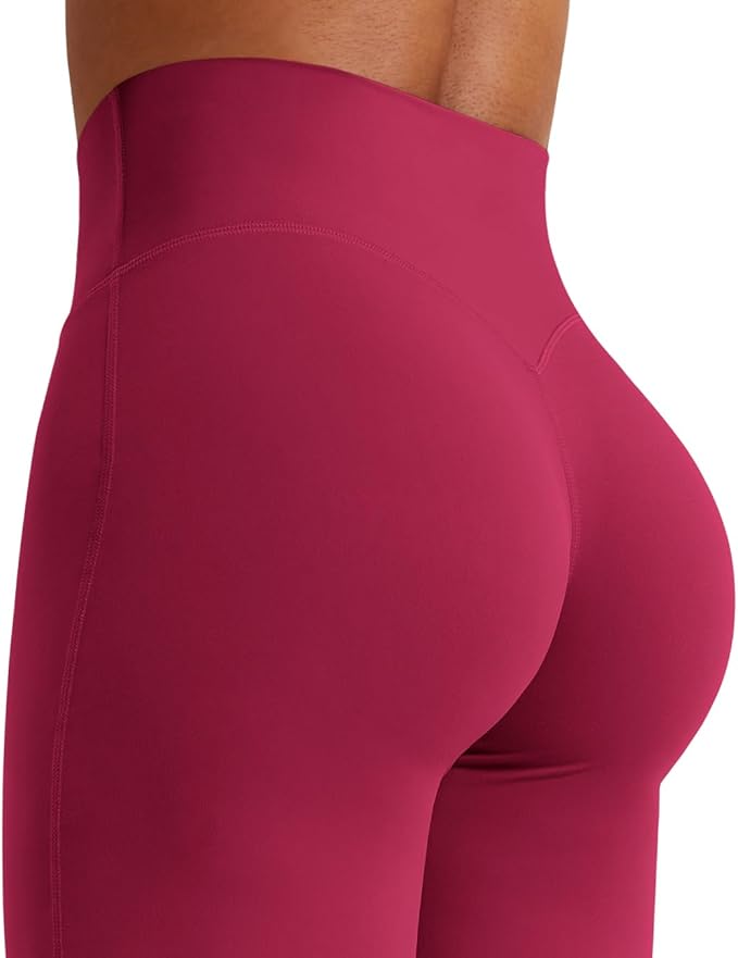 YEOREO Workout Leggings Womens No Front Seam Straight Leggings 29" / 31.5" / 33" High Waist Buttery Eddiy Gym Yoga Pants