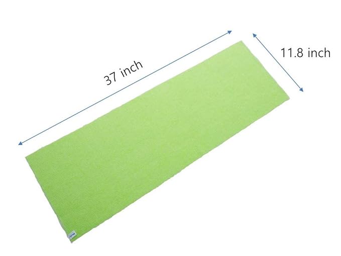 Modu 3 PCS Long Exfoliating Washcloth - African Bath Net Sponge Loofah Japanese Washcloth Body & Back Scrubber for Shower, Deep Cleansing (Sky Blue, Yellow, Green)