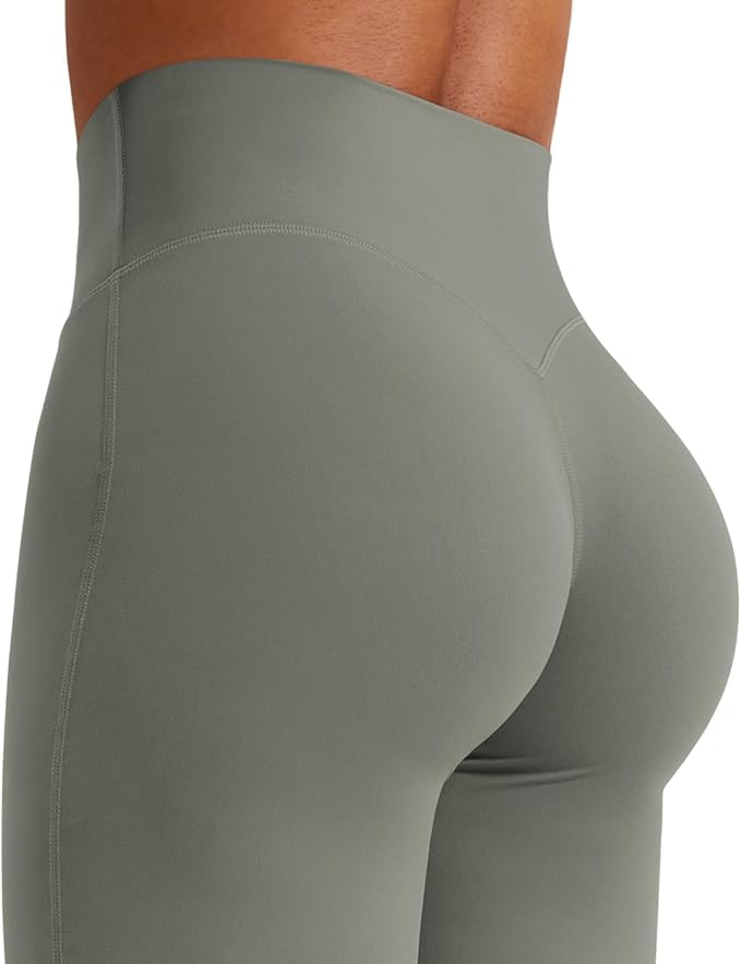 YEOREO Workout Leggings Womens No Front Seam Straight Leggings 29" / 31.5" / 33" High Waist Buttery Eddiy Gym Yoga Pants