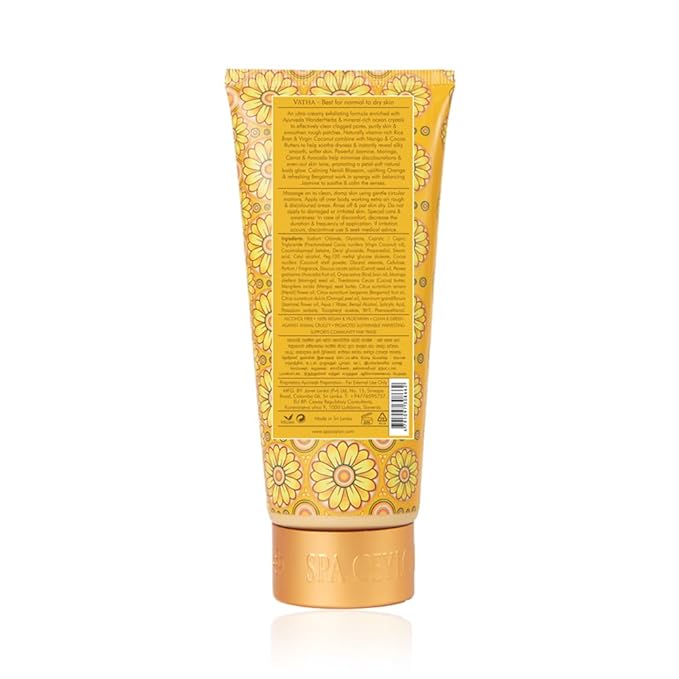SPA CEYLON Neroli Jasmine In-Shower Softening Body Polish | Exfoliating Shower Scrub | Skin Smoothing Treatment