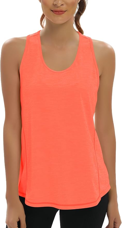 Aeuui Womens Workout Tops Open Back Racerback Tank Tops Sleeveless Yoga Athletic Running Shirts Gym Clothes for Women
