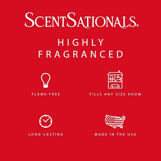 Scentsationals Wax Melts, Wax Cubes Strong Scent – Soda Collection Fruit Punch – Long Lasting Scented Melts for Warmer, 10oz (24-Cubes)