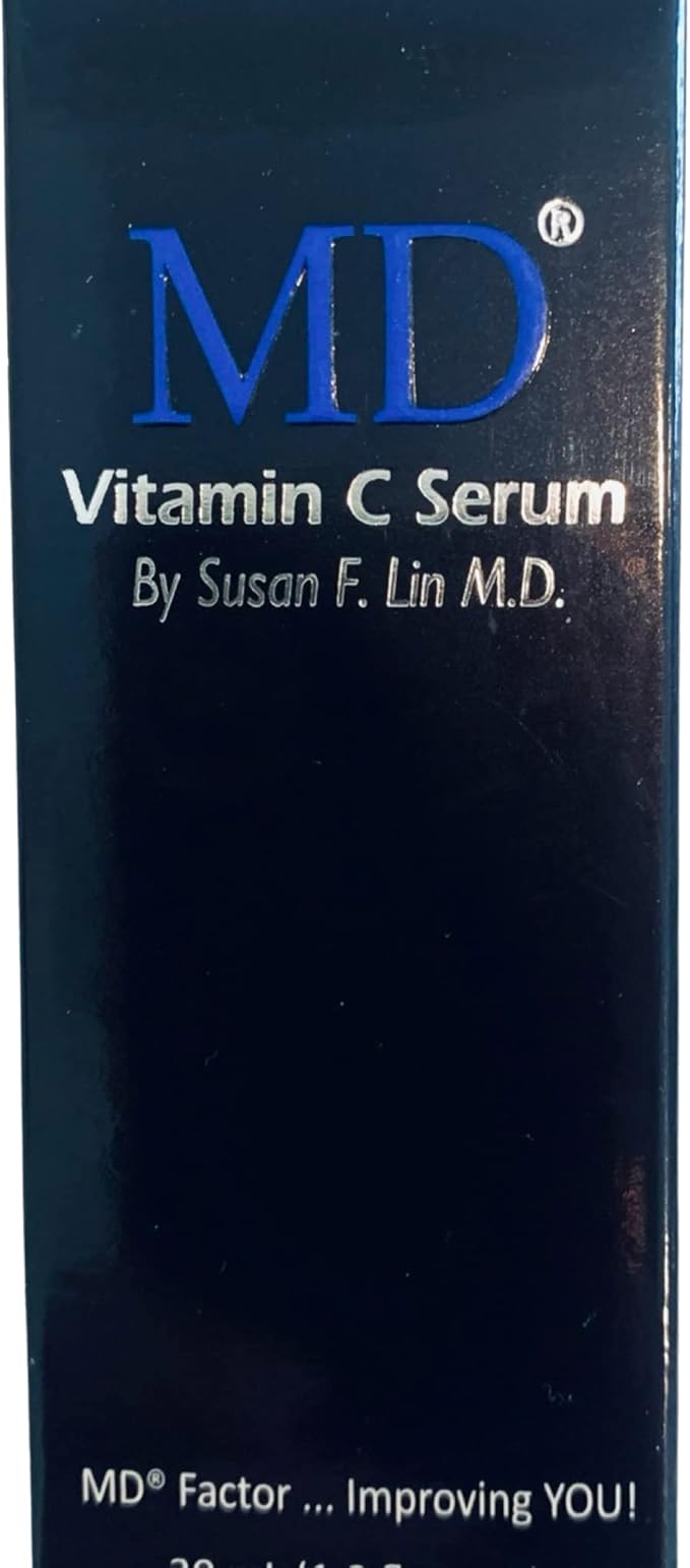 MD Ultimate Vitamin C Serum – Anti-Aging Face Serum with L-Ascorbic Acid for Dark Spot Reduction, Fine Line & Wrinkle Care, and Collagen Support for Radiant Skin