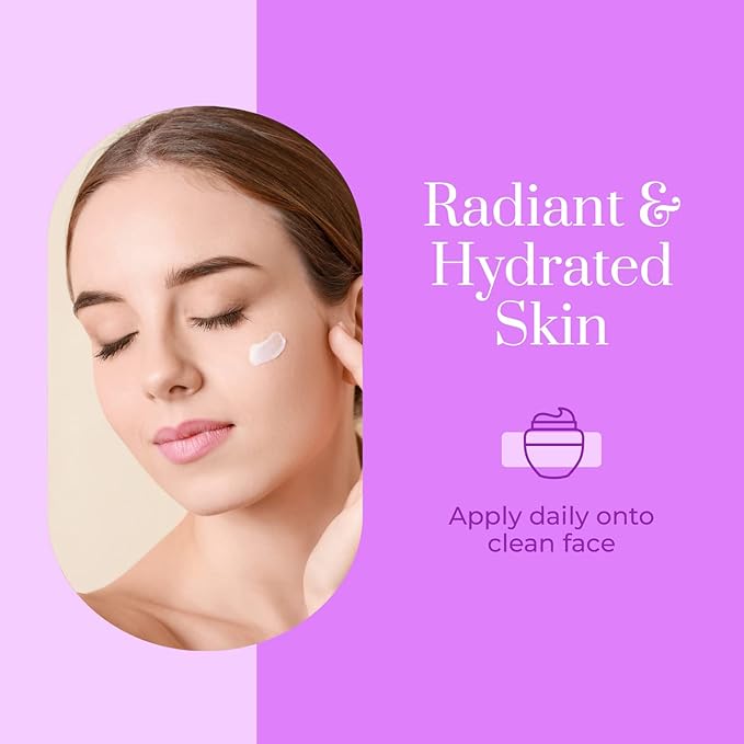 Clear Beauty Collagen Daily Face Moisturizer - Dermatologist Tested, Reduces Wrinkles, Fine Lines, Hydrating, Anti-Aging, Clean Beauty, Cruelty-Free Korean Skin Care - All Skin Types - 1.69 oz