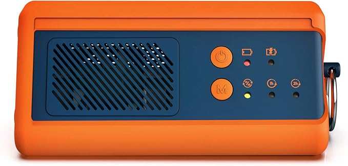 Airthereal PA1K-GO 1,000mg/h Portable Ozone Generator - Cordless Battery Powered Odor Eliminator for Car, Hotel Rooms, Offices, Bathrooms, and Small Spaces (Blue)