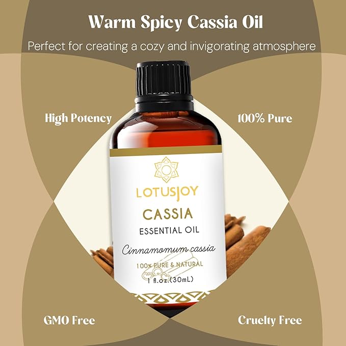 Cassia Cinnamon Frankincense and Myrrh Essential Oil with Roll-On Bottle, 3 Oz