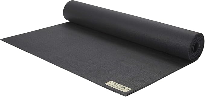 JadeYoga Harmony Yoga Mat - Durable & Thick Gym Fitness Mat, Non-Slip Natural Rubber Yoga Mat - Home Exercise & Stretching Mat, Workout Mat - Yoga, Pilates & Meditation for Women & Men