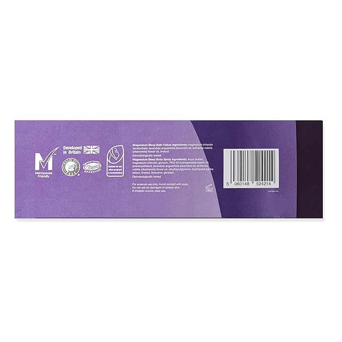 BetterYou The Wellness Collection - Magnesium Sleep for Unisex - 2 Pc 3.38oz Body Spray, 35.2oz Bath Salt