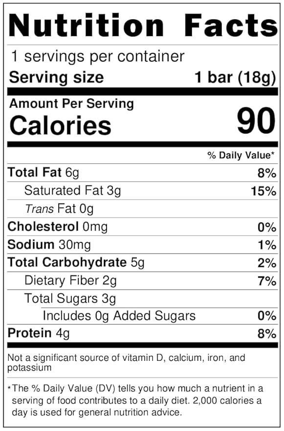 Mammoth Bar Cashew Cinnamon Mini Bar - Mini Organic Snack Bar Packed with 4g Protein. Made with Cinnamon, Paleo & Gluten Free • Raw - 16 Mini Bars