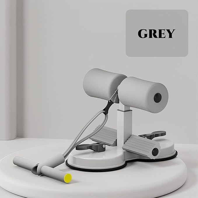 abs master sit up bar,sit ups foot holder with Elastic 2 Suction Cups and Pull Rope Portable Sit Up Assistant Device for Home Workout