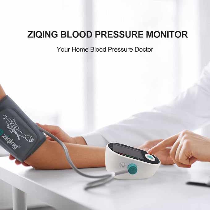 Blood Pressure Monitor, Bp Monitor with 2 Cuffs, The Medium and Extra Large Cuff(22-44cm&38-55cm) - 2 * 99 Sets of Memory for Home Use