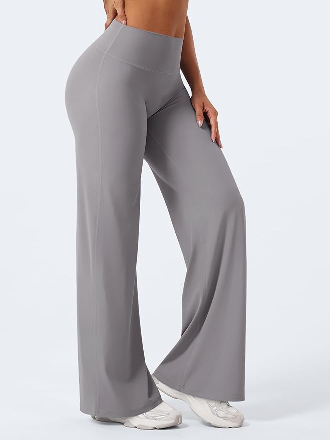 YEOREO Workout Leggings Womens No Front Seam Straight Leggings 29" / 31.5" / 33" High Waist Buttery Eddiy Gym Yoga Pants