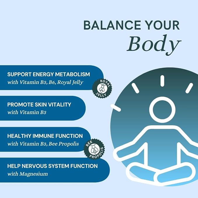 Dr Sosnowski's Hormone Balance | Multivitamin for Women to Support Hormonal Regulation, Energy, Mental Clarity & Skin | Bee Propolis, Ashwagandha, Dong Quai, Magnesium, B6 Vitamins | 60 Capsules