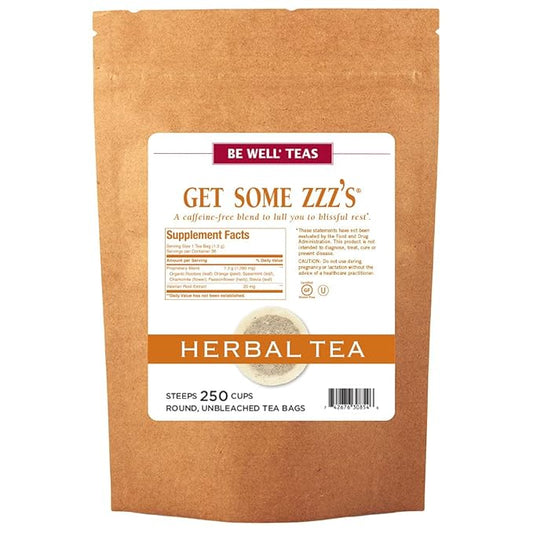 The Republic of Tea, Get Some Zzz’s – No. 5 Herb Tea for Rest, No Caffeine, 250 Tea Bags