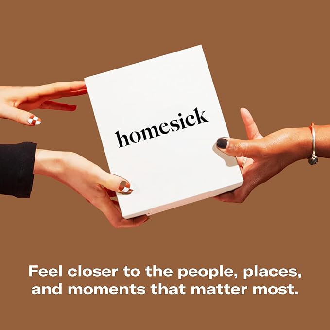 Homesick Scented Candles for Home (Love Story) - 7.5 oz Long-Lasting Natural Soy Wax Blend Jar Candle Gift for Women & Men for All Occasions, 30-35 Hours Burn Time - Notes of Blackcurrant & Cardamom