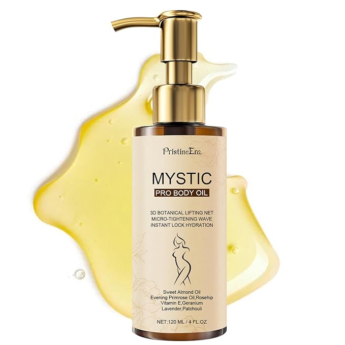 Mystic Body Firming Oil Deep Lasting Hydration and Firming Skin for Full Body Skin Tightening Magic Body Oil After Shower 4.23 fl oz (Fragance free)