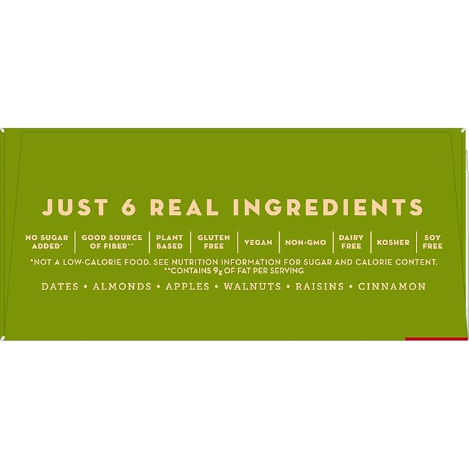 Larabar Apple Pie, Gluten Free Vegan Fruit & Nut Bars, 1.6 oz bars, 12 ct