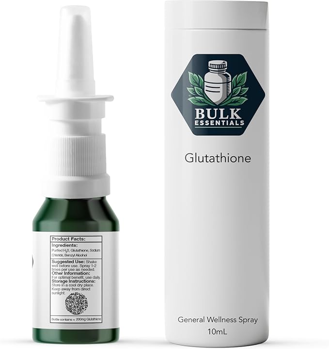 Glutathione Spray – 2 mg Per Spray | 100 Sprays | Non-GMO, USA Made